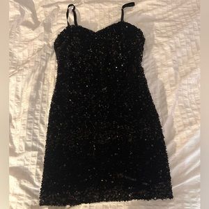 Mini sequin party dress size small